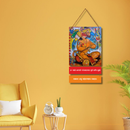 Shree Panchmukhi Hanuman Wooden Wall Hanging