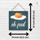 "Oh Food" wall hanging - ICraft asia