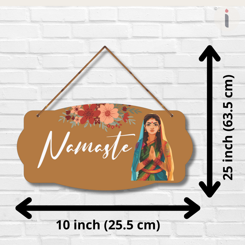 "Namaste" wall hanging