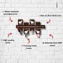 Elegant Wooden Key Holder with Elephant Design - ICraft asia