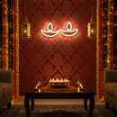 Divine Glow Diya Neon Light