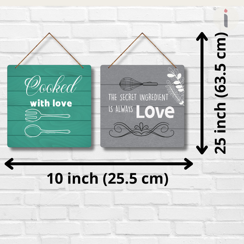 "Cooked with Love" Wall Hanging