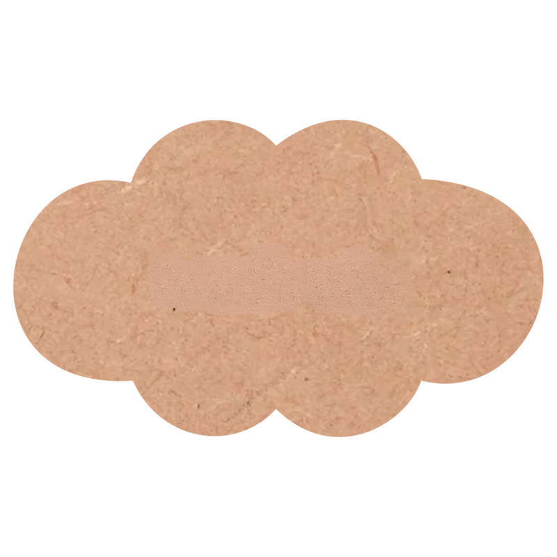 Cloud Shape MDF Cutout