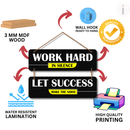 Work Hard In Silence Wall Hanging
