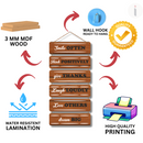 Positive Vibes Wooden Wall Hanging