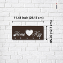 Wooden "Home ♥ Key" Wall Key Holder - ICraft asia