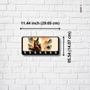 Divine Shiva Parvati Wooden Key Holder - ICraft asia