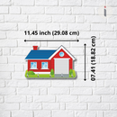 Wooden House Shaped Key Holder - ICraft asia