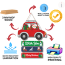 Santa’s Christmas Car Wall Hanging