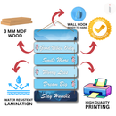 Good Vibes Only wooden wall hanging