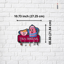 Tea Break Wooden Key Holder - ICraft asia