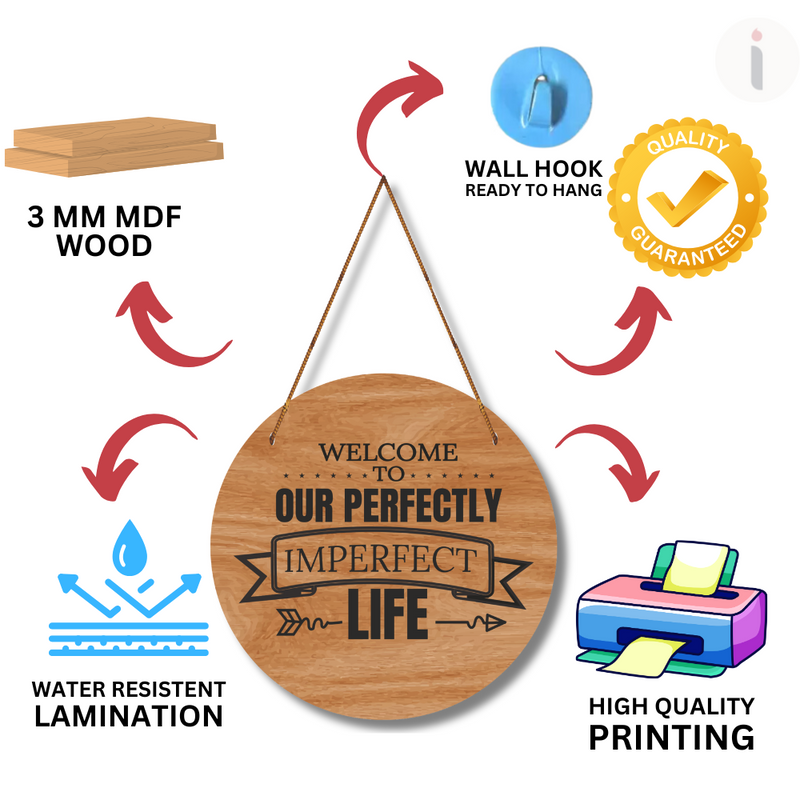 Our Perfectly Imperfect Life Wall Hanging