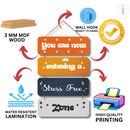 Stress-Free Zone Wall Hanging