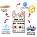 You're amazing Wooden Wall Hanging