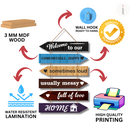 Welcome to Our Happy Home Wall Hanging