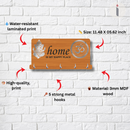 Wooden Ganesh & Om/Swastik Key Holder - ICraft asia