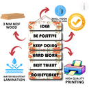 Be positive Wooden Wall Hanging