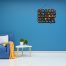 Aa To Zz Wooden Wall Hanging
