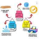 Sunshine Mixed with a Little Hurricane wooden wall hanging