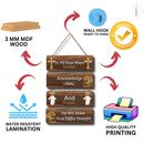 In all your ways wooden wall hanging