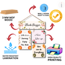 Think Bigger Inspirational Wall Hanging