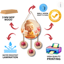 Little Buddha with Lotus Wall Hanging