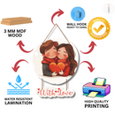 With Love Romantic Couple Wall Hanging