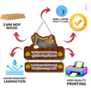 Neem Karoli Baba Wooden Wall Hanging - ICraft asia