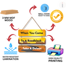 Motivational Roadblock Quote Wall Hanging