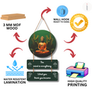 The Mind is Everything – Buddha Wall Hanging
