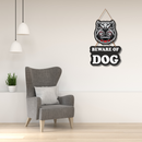 Beware of Dog Wooden Hanging Sign
