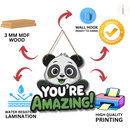 You’re Amazing Panda Wall Hanging