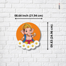 Cute Bal Ganesha Wooden Wall Key Holder - ICraft asia