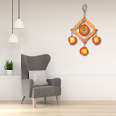 Om, Swastika, Har Har Mahadev Wooden Latakan Hanging