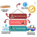 Yoga Teaches You Wall Hanging