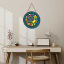 Madhubani Peacock Art Wall Hanging