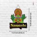 South Indian Art Style 'Namaste' Wall Hanging