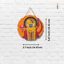 Divine Shrinathji with Sacred Cows Wall Hanging