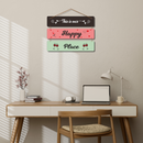 "This Is Our Happy Place" wall hanging