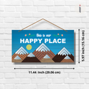 This Is Our Happy Place wooden wall hangin