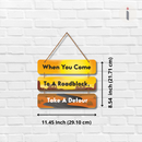 Motivational Roadblock Quote Wall Hanging