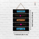 Success by Efforts Wall Hanging