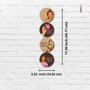 You Are a Miracle Buddha-inspired wooden wall hanging