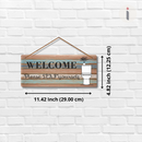 Welcome – Please Seat Yourself Wall Hanging