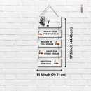 Rabindranath Tagore Inspirational Quote Wall Hanging