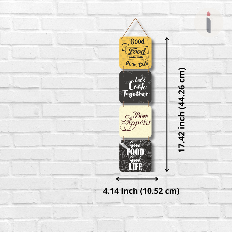 Good Food Good Life Wall Hanging
