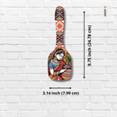 Madhubani Art Wooden Spoon Wall Hanging