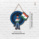 Tiranga Wooden Wall Hanging