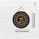 elegant Om wooden wall hanging