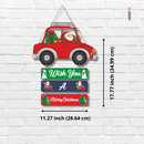 Santa’s Christmas Car Wall Hanging